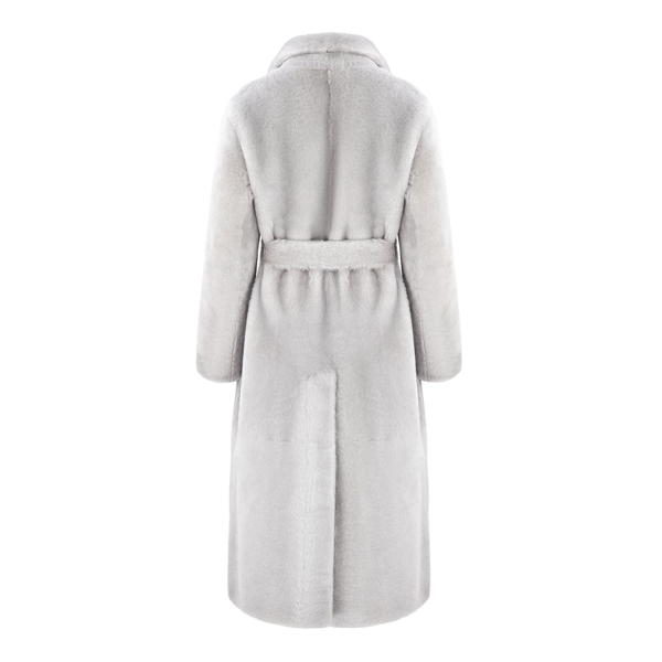 Дубленка английский ворот, с поясом KEY TALER