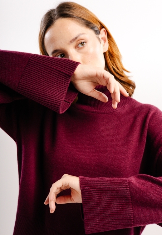 Свитер ворот гольф KEY TALER